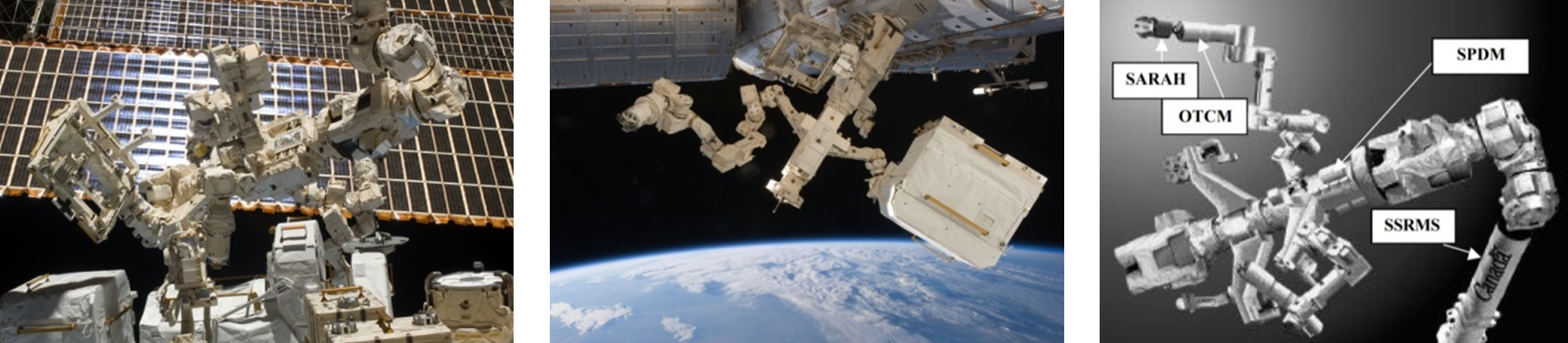 Dextre desde el exterior de la ISS.